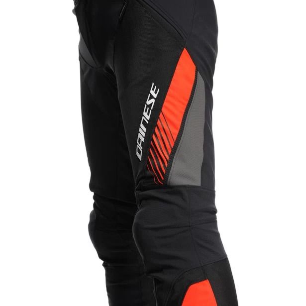 Dainese Drake 2 Air Absoluteshell Pants Black Red Fluo